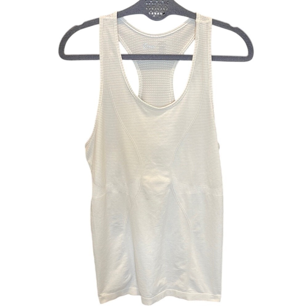 ZYIA Active‎ White Sleeveless Tank Top L